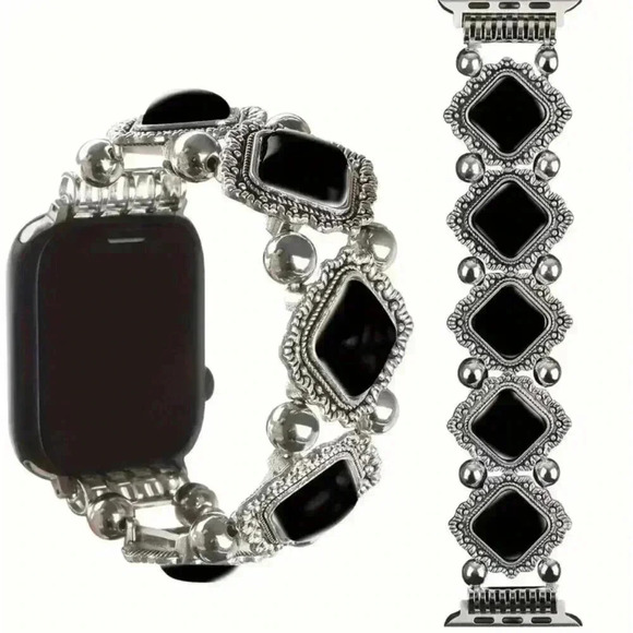 Chic Stainless Steel Apple Watch Band - Picture 1 of 5